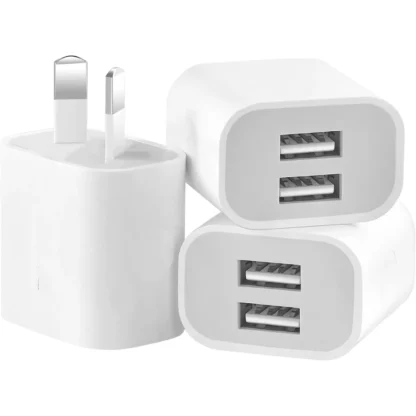 1/3/5/10pcs Universal 5V 2.1A Charger AU Plug Adapter Cell Phones Dual Port  Power Plug Standard Wall Adapter For Mobile Phone - Image 7
