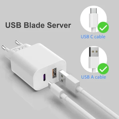 2Pack 20W Fast Charger iPhone Dual Port A/C Fast Charging Adapter with 6FT USBC to Lightning Cable for iPhone 14/13/12/11/XS/XR - Image 5