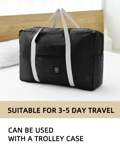 Luggage bag, travel tote bag, travel storage bag, large capacity shoulder bag, women's waterproof bag - Image 15