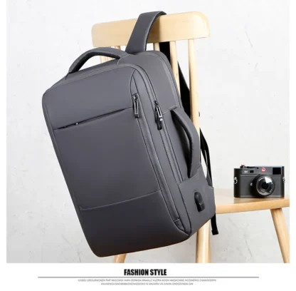 Men Large Capacity Backpack USB Charging Male Laptop Bagpack Waterproof Business Travel Back Pack Luggage Bag Mochila - Image 22