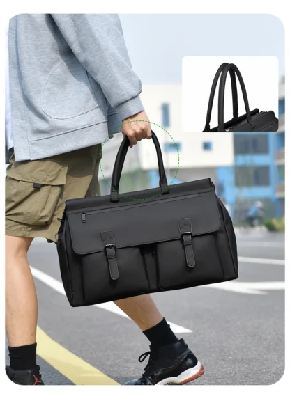 Outdoor Travel Duffel Bag Dry Wet Business Trip Short Distance Luggage Handbag Large Storage Commuting Men Hiking Shoulder Bags - Image 11