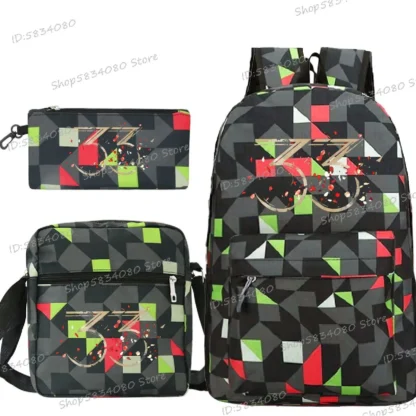 3pcs/Set Backpack for Men Women Clair Obscur Expedition 33 Merch School Bags Game Lovers Gift Backpacks for College Students - Image 3