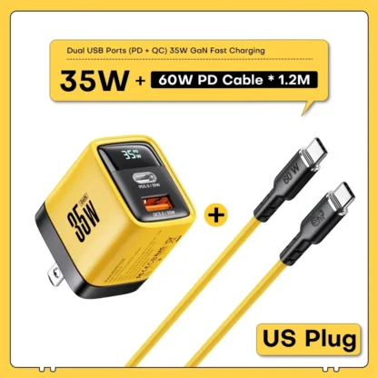 35W USB C Charger Gan Fast Charger Type C PD3.0 QC4.0 PPS Phone Quick Charger for IPhone 15 14 Pro Max Samsung S23 S22 Tablets - Image 8