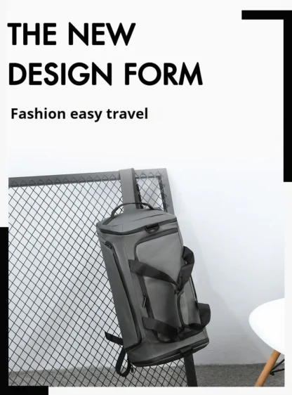 Gym Travel Bag, Large Capacity Dry Wet Separation Sports Training Bag, Multifunctional Business Travel Backpack - Image 14
