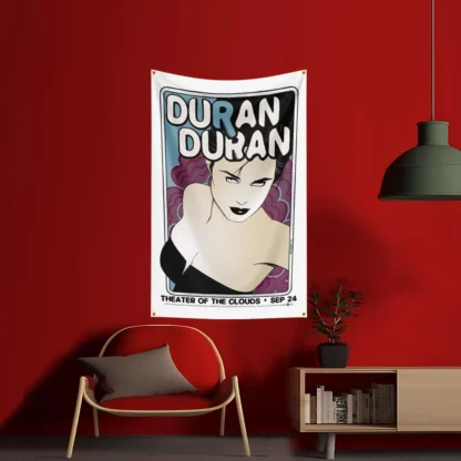 3x5 Ft Duran Duran Band Concert Flag Polyester Printed Flags Banner Tapestry for Room Garage Decor Concert Flag - Image 11