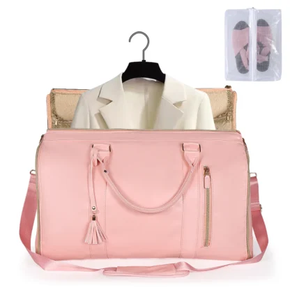New Foldable Handbag Women's Travel Clothes Totes Large Capacity Luggage Handbag Sport Outdoor Fitness Multi Function Organizer - Image 8