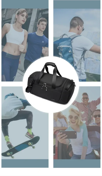 BANGE Sports Waterproof Duffel Bags With Shoe Compartment 21 Inch Gym Bag For Men With Wet and Dry Compartment Travel Bags Gym - Image 18