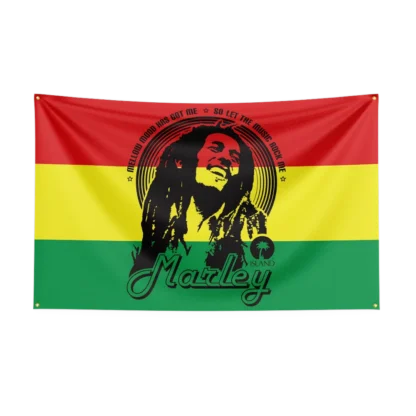 3x5 Ft Heavy Rock Band B-Bob-Marleys Flag Polyester Digital Printing Banner for Bedroom Wall Art Out Door Tapestry Decora - Image 2
