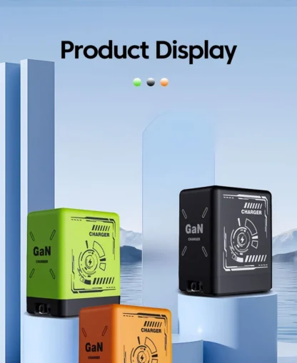 120W GaN Fast Charging Phone Charger With Type C/Lighting Retractable Cable For Iphone 16 15 Samsung Foldable pins Charger - Image 26