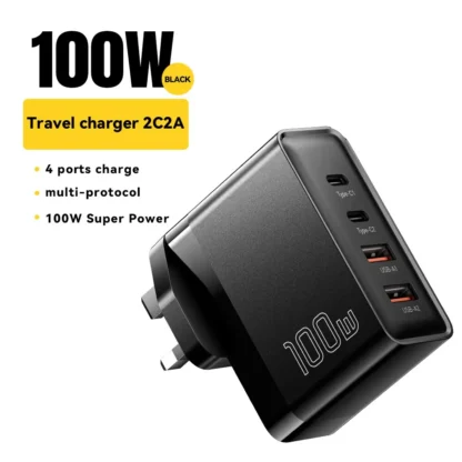 Essager 100W GaN USB Type C Caricabatterie PD QC Quick Charge 4.0 3.0 Type C Ricarica Rapida Per iPhone 14 13 12 Xiaomi Macbook - Image 11