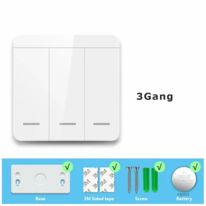 RF Wireless Smart Plug 110V 220V 16A High-power Socket and 86 Wireless Push Button Wall Switch with Battery for Home Appliance - Image 7