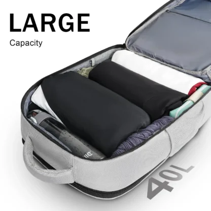 Cross border backpack, men's high-end computer bag, large capacity commuting multifunctional travel new business backpack - Image 16