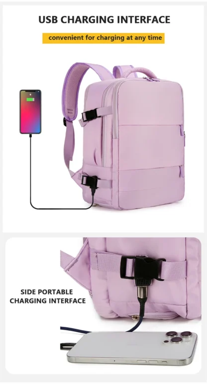 Multi functional travel bag, large capacity backpack, Male and female campus middle school high bag - Image 16