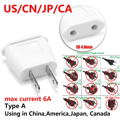 UK CN Japan JP US Brazil Plug Adapter Europe EU To US American Chinese Japan Travel Adapter Electrical Plug Power Sockets Outlet - Image 25