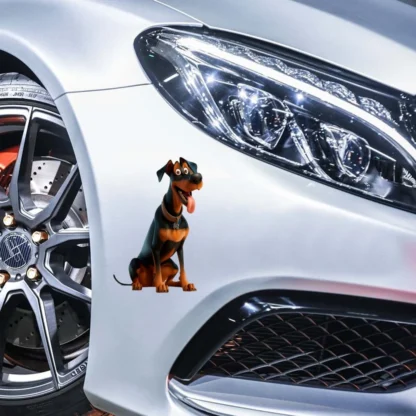 Transparent Creative Car Scratch Cover Animal Stickers Fun Decoration Transparent Vinyl Bumper Stickers for Vehicle Protection - Image 3
