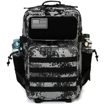 45L Tactical Backpack survival Bag Hunting MOLLE Backpack GYM For Men EDC Outdoor Hiking Rucksack Witch Bottle Holder - Image 7
