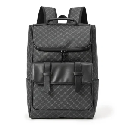 Retro Plaid Backpacks Men Large Capacity Travel Backpack Schoolbags Fashion Luxury Design Men's Backpack 15 inch Laptop Bag - Image 13