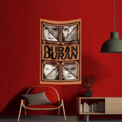 3x5 Ft Duran Duran Band Concert Flag Polyester Printed Flags Banner Tapestry for Room Garage Decor Concert Flag - Image 4