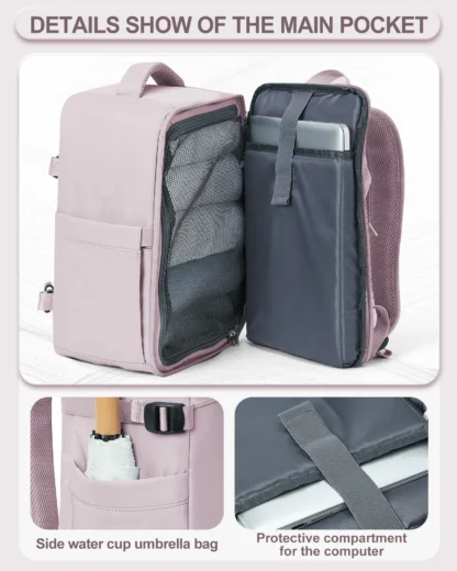 Women's Backpack Travel Suitcase Cabin Bag Aircraft Ryanair 40x20x25 Airplane Travel Bag Men Laotop Backpack Wizzair Carry On - Image 15