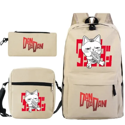 Students Anime Dandadan 3pcs Set Backpacks Outdoor Travel Funny Dandadan Okarun Design Pencil Case School Bags For Boys Girls - Image 22