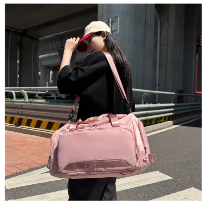 Travel Duffel Bag with Shoes Pocket Outdoor Business Trip Fitness Yoga Shoulder Bags Dry Wet Short Distance Trip Handbag - Image 25
