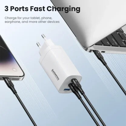 67W GaN Charger PD3.0 QC3.0 Type C Fast Charging for IPhone 15 14 Xiaomi USB Type C Charger for Samsung S23 Ultra Macbook Tablet - Image 5