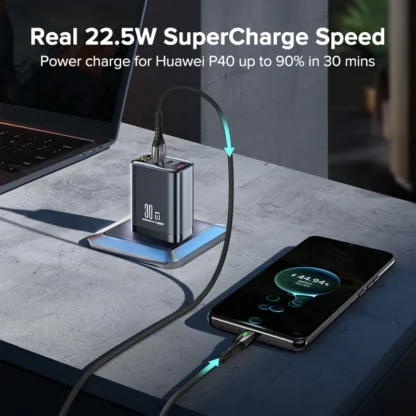 Tuodes 30W GaN USB Charger 3-Ports USB Type C Fast Charging PD3.0 Quick Charge Wall Adapter For iPhone Samsung Xiaomi iPad - Image 4