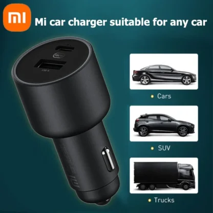 Xiaomi Car Charger 100W 90W 67W USB A Type C Dual Port Fast Charging Adapter Quick Charge Mi 15 14 13 13t 12 Pro 11 Redmi Poco - Image 3