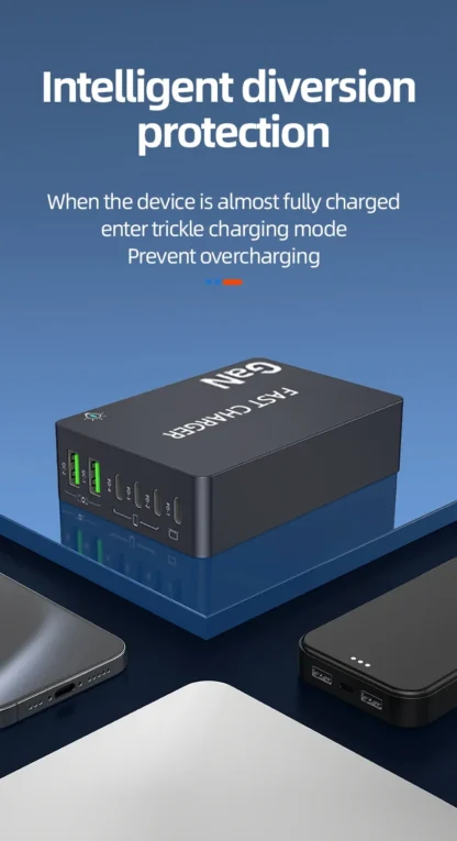 990W GaN USB C Charger 6-Ports Desktop Charger Type C PD 100W PPS Fast Charging Station for Laptop Tablet MacBook Samsung iPhone - Image 13