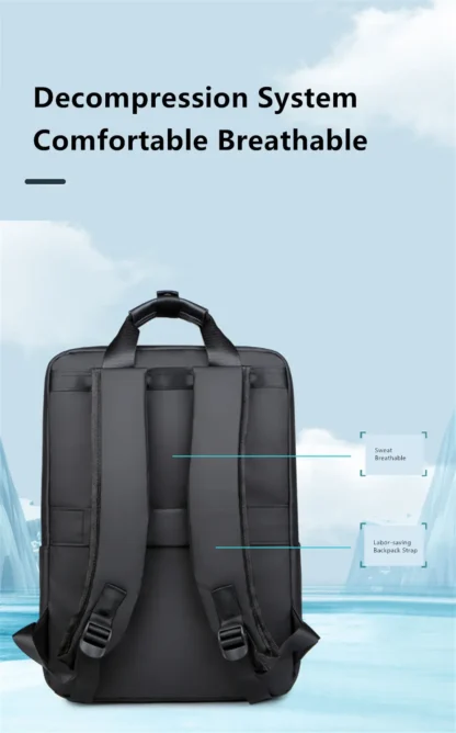 JEEP BULUO Trend Casual High Capacity Feature Backpack Computer New Men's Bag 15 inches Laptop Travel Nylon Bags For Man - Image 14
