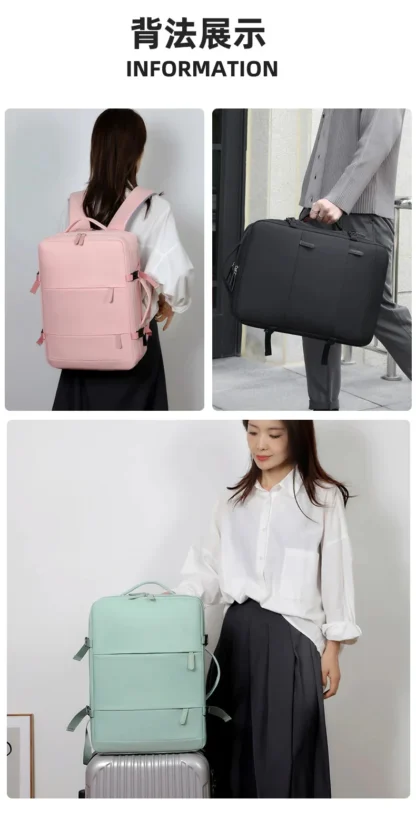 2025Men Women's Bag Large Capacity Journey Multifunction Backpack With Shoe Storage Multilayer Dry And Wet Separation Waterproof - Image 14