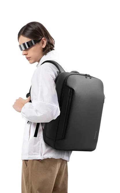 BANGE New Casual Multi-Pockets Big Capacity Daily 15.6inch Laptop Light Waterproof For Business Trip Roomy Men Backpack with YKK - Image 19