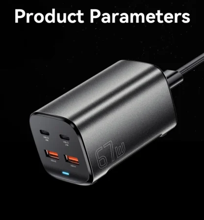 Essager 67W GaN USB C Charger Quick Charge 4.0 QC 3.0 PD USB-C Type C  Desktop Fast Charger For MacBook Samsung iPhone 15 Laptop - Image 24