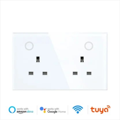 Shawader WIFI Smart Tuya USB Type-C PD 20W Wall Socket UK Plug Outlet Power Monitoring Touch Switch Remote by Alexa Google Home - Image 7