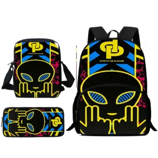 Pcs Set JuL Cest Pas Des Lol Child Backpacks Shoulder Bag Pencil Case Pupil Large Capacity School Bags for Boys Girls Best Gift