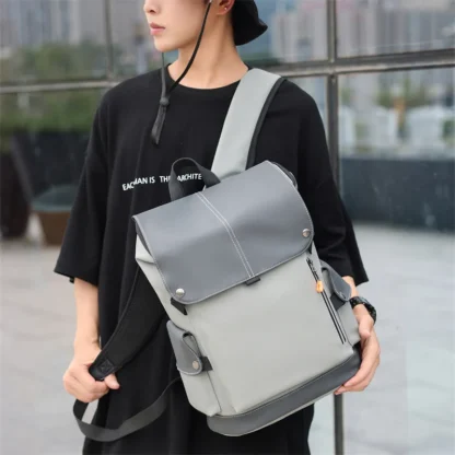 USB Charging Urban Man Backpack Waterproof Rucksack Men's Laptop Backpack Large Computer Backpack for Business Office Outdoor - Image 16