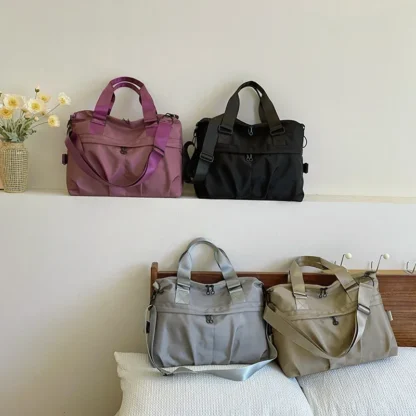 Large Capacity Oxford 2024 High Quality Travel Handbag Zipper Solid Trendy Casual Crossbody Bag Soft Versatile Popular Handbag - Image 6