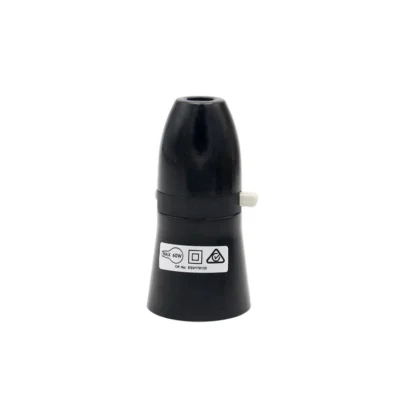 AU NZ UK Classic Bakelite Lamp Holder B22 Bayonet Bulb Light Socket Fittings with Switch - Image 2