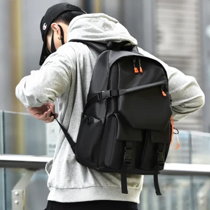 Luxury Men's Backpack High Quality 15.6 Laptop Backpack High-capacity Waterproof Travel Bag Fashion School Backpacks for Men - Image 25