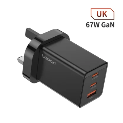 Toocki GaN 67W USB C Charger 3 Ports QC Fast Charging Wall Adapter Type C Charger UK/US Plug for iPhone 15 Samsung Huawei OPPO - Image 7