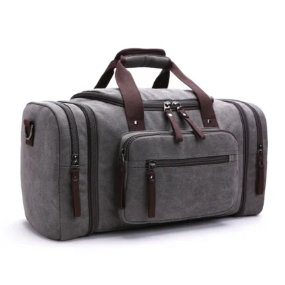 New Fashion Outdoor Travel Bag Handbag Canvas Crossbody Backpack Trend Large Capacity Casual Shoulder Bag - Image 5
