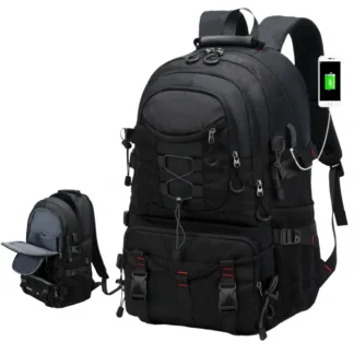 Large-capacity picnic, outdoor hiking backpack, multi-functional water-resistant travel backpack, outdoor luggage bag,fashionab