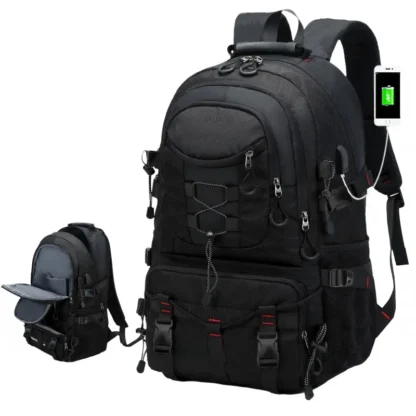 Large-capacity picnic, outdoor hiking backpack, multi-functional water-resistant travel backpack, outdoor luggage bag,fashionab