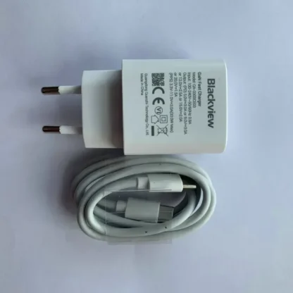 Original For Blackview BV8800 BL8800 BL8800pro BV7100 Oscal S80 BL5000 EU Plug 33W Travel Fast Charger Connector Type C Cable - Image 3