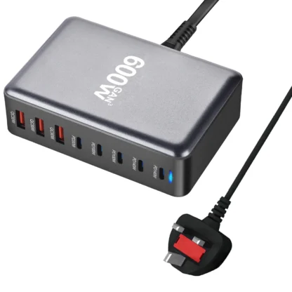 600W GaN Charger PD3.1 USB C Fast Desktop 8-port Type C PD Charger Fast Charge 3.0 USB Fast Charger for iPhone16 15 Samsung - Image 9