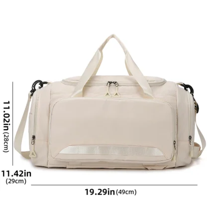 Travel Duffel Bag with Shoes Pocket Outdoor Business Trip Fitness Yoga Shoulder Bags Dry Wet Short Distance Trip Handbag - Image 6