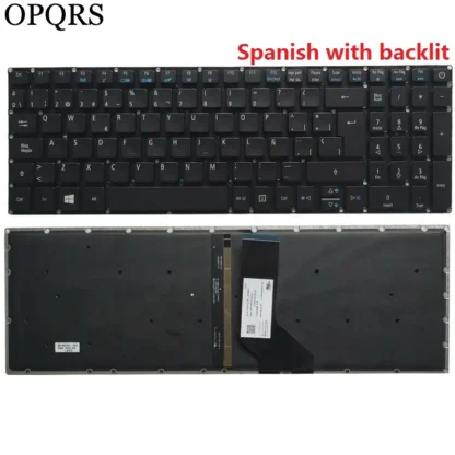 For Acer Aspire 7 A715-71 A715-71G A715-72 A715-72G A717-71 A717-72 Russian/US/UK/Spanish/Latin/German/Italian laptop Keyboard - Image 5