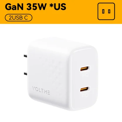 VOLTME USB C Charger 35W GaN Type C PD Fast Charging Quick Charge 4.0 3.0 For IPhone 15 14 13 Pro Max PD USB Charger For Samsung - Image 18
