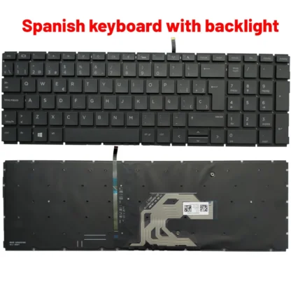 NEW Russian/US/UK/Spanish/Latin laptop keyboard FOR HP Probook 450 G6 455 G6 455R G6 450 G7 455 G7 455R G7 - Image 10