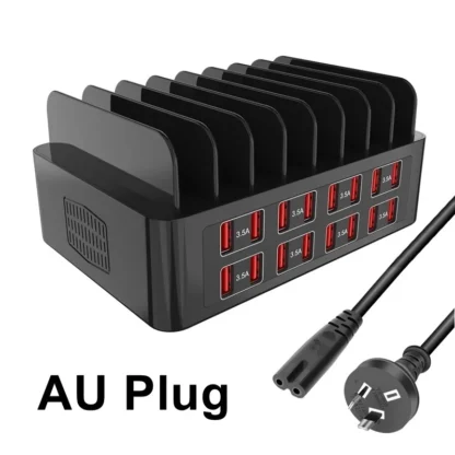 ASENGRY 150W Universal Multi USB Charger 16 Port USB Charging Station Tablet Stand For Ipad Iphone 15 14 13 Pro Max Samsung S24 - Image 9